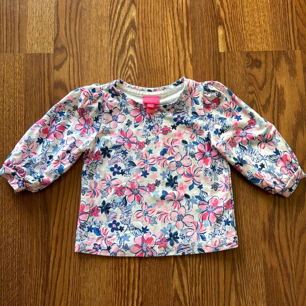 Lilly Pulitzer lobster top, size medium (6-7)
